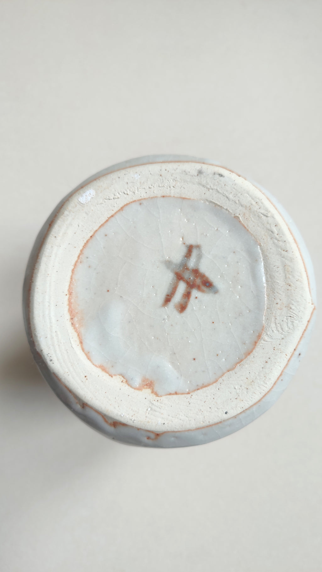 Duo vase et cendrier japonais fabriqué par "Mizuno Teruyama" 210mm