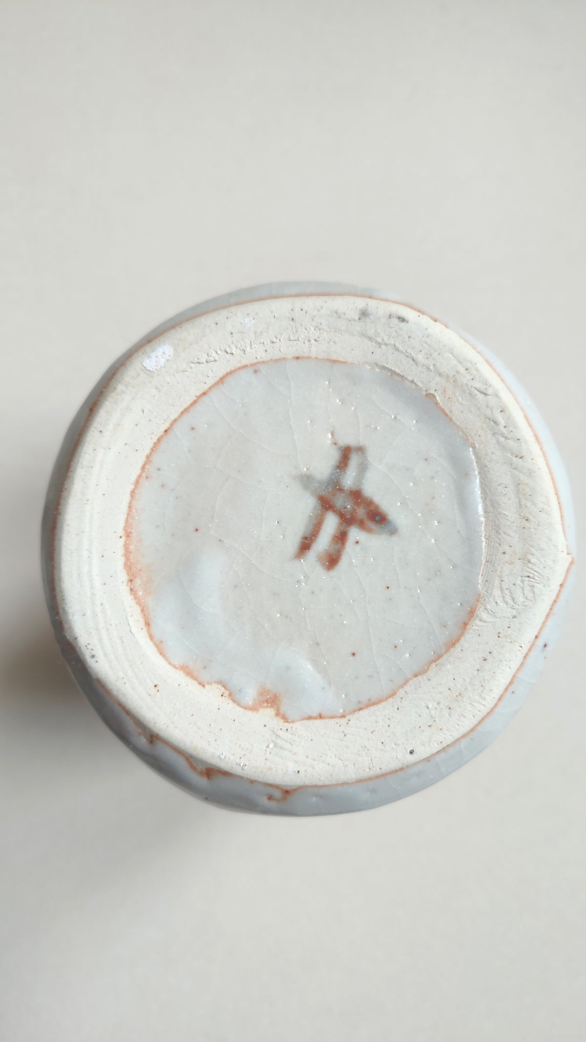 Duo vase et cendrier japonais fabriqué par "Mizuno Teruyama" 210mm