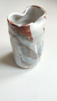 Duo vase et cendrier japonais fabriqué par "Mizuno Teruyama" 210mm